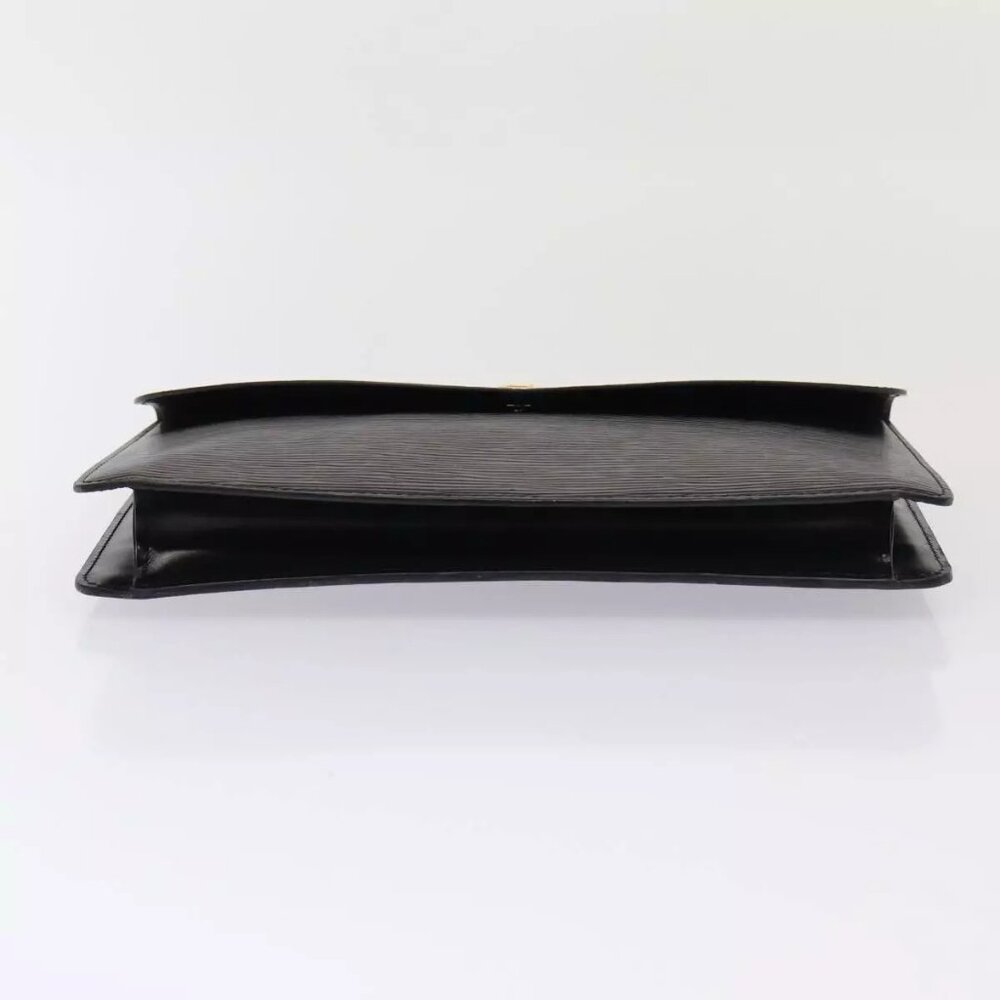LOUIS VUITTON Epi Montaigne 27 Clutch Bag Black - Picture 10 of 16